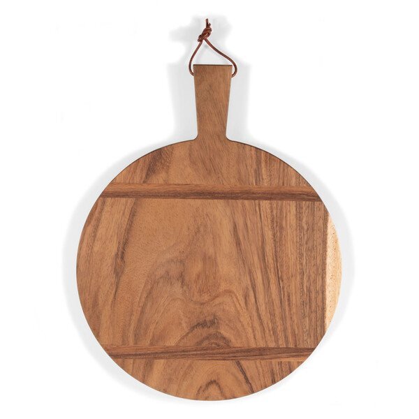 Madera Caribbean Walnut Round Charcuterie Board