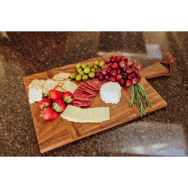 Madera Caribbean Walnut Rectangular Charcuterie Board, 18" x 11"