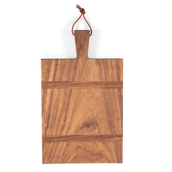 Madera Caribbean Walnut Rectangular Charcuterie Board, 18" x 11"