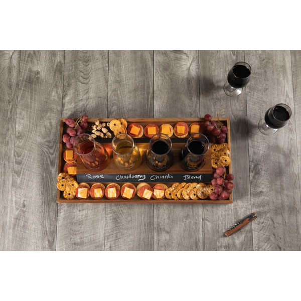 Cava Wine Tasting Kit w/ 4 Glass Carafes