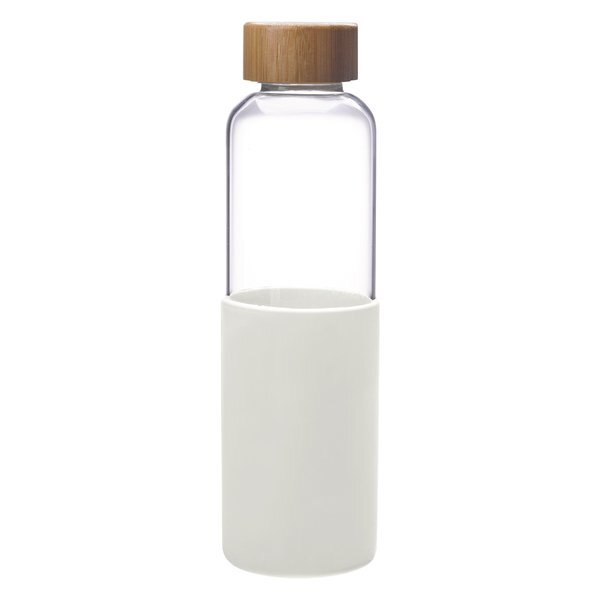 James Glass Bottle w/ Silicone Sleeve, 20oz.