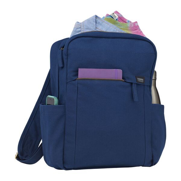 Terra Thread® Fairtrade Earth Cotton Canvas 15" Computer Backpack