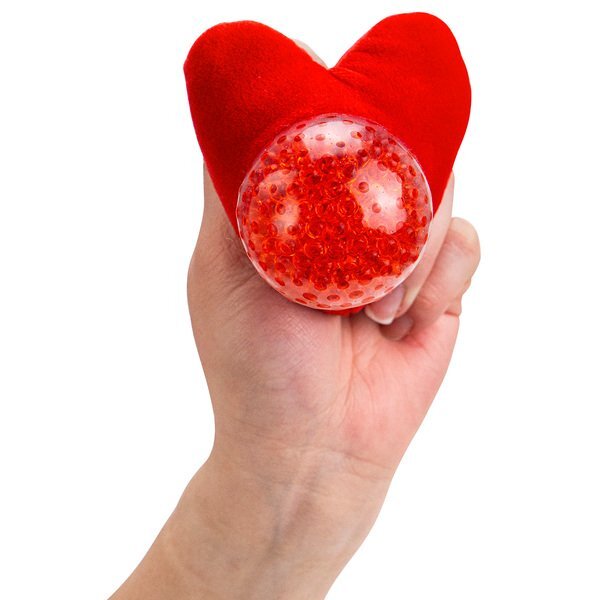 Heart Plush and Gel Stress Buster™