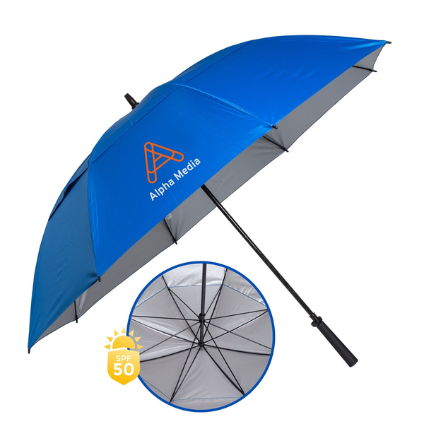 Raydefyer SPF Golf Umbrella, 62" Arc