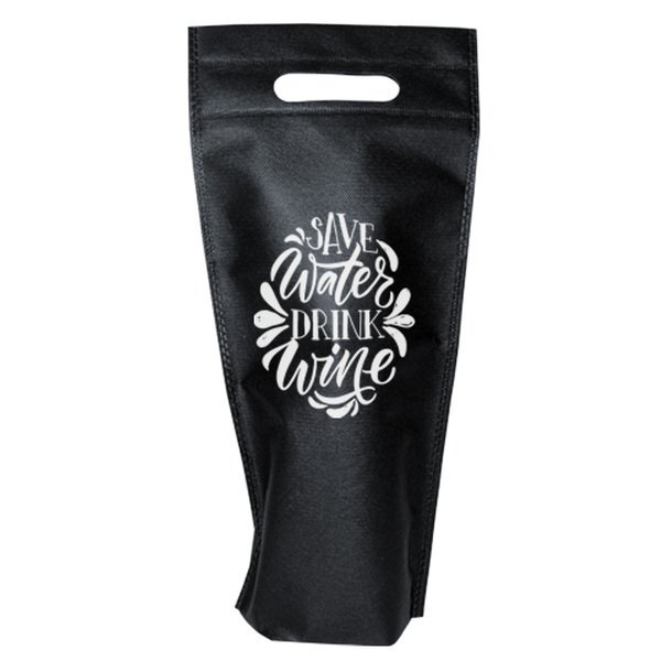Thrifty Non-Woven Single Bottle Wine Bag