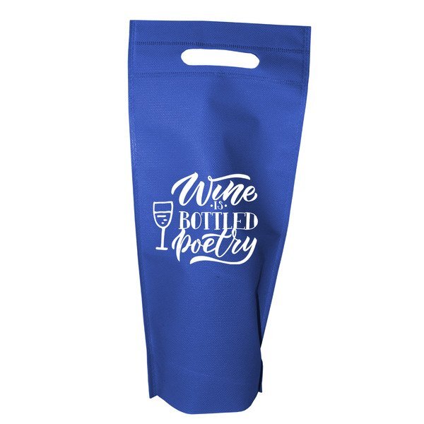 Thrifty Non-Woven Single Bottle Wine Bag