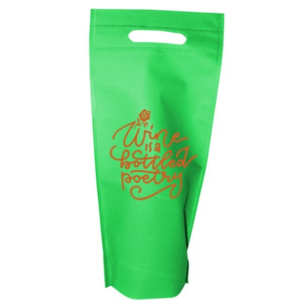 Thrifty Non-Woven Single Bottle Wine Bag