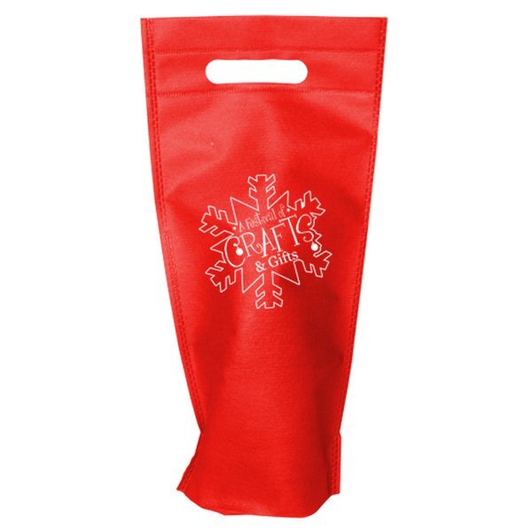 Thrifty Non-Woven Single Bottle Wine Bag