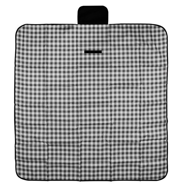 Gingham Roll-Up Picnic Blanket, 59" x 57"