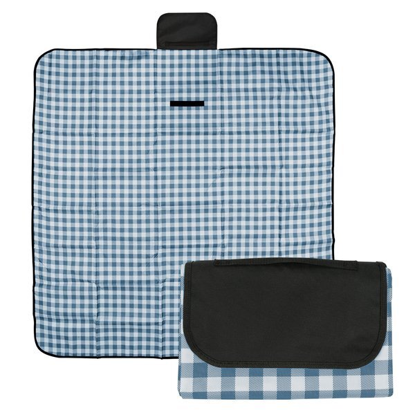 Gingham Roll-Up Picnic Blanket, 59" x 57"