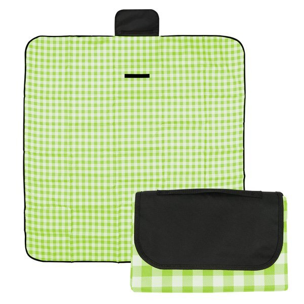 Gingham Roll-Up Picnic Blanket, 59" x 57"