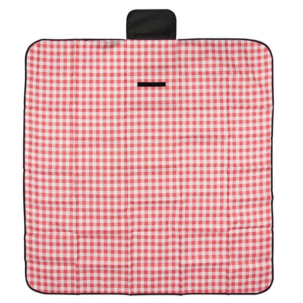 Gingham Roll-Up Picnic Blanket, 59" x 57"