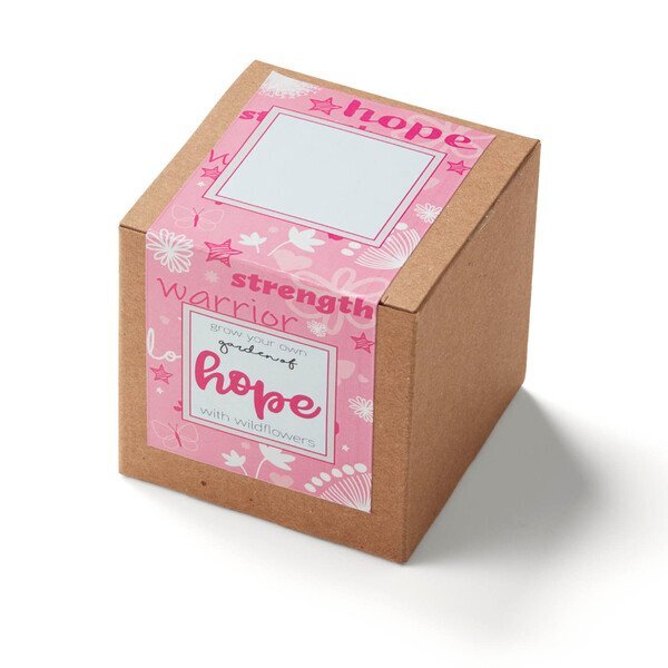 Garden of Hope Planter in Kraft Gift Box w/ Label