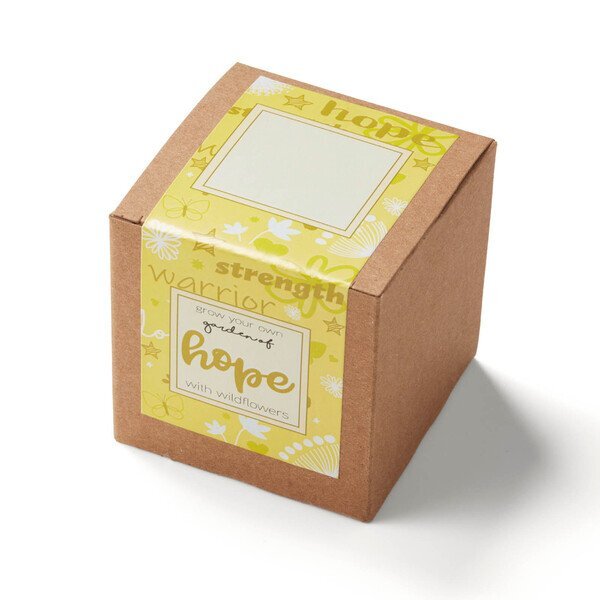 Garden of Hope Planter in Kraft Gift Box w/ Label