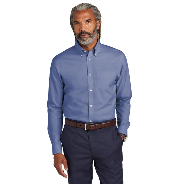 Brooks Brothers® Wrinkle-Free Cotton/Spandex Stretch Pinpoint Men's Shirt