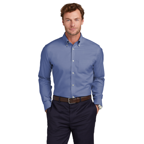 Brooks Brothers® Wrinkle-Free Cotton/Spandex Stretch Pinpoint Men's Shirt