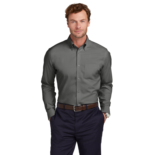 Brooks Brothers® Wrinkle-Free Cotton/Spandex Stretch Pinpoint Men's Shirt