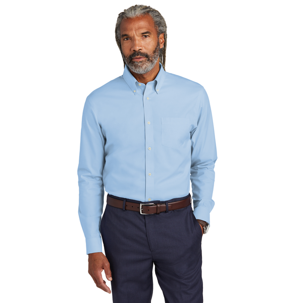 Brooks Brothers® Wrinkle-Free Cotton/Spandex Stretch Pinpoint Men's Shirt