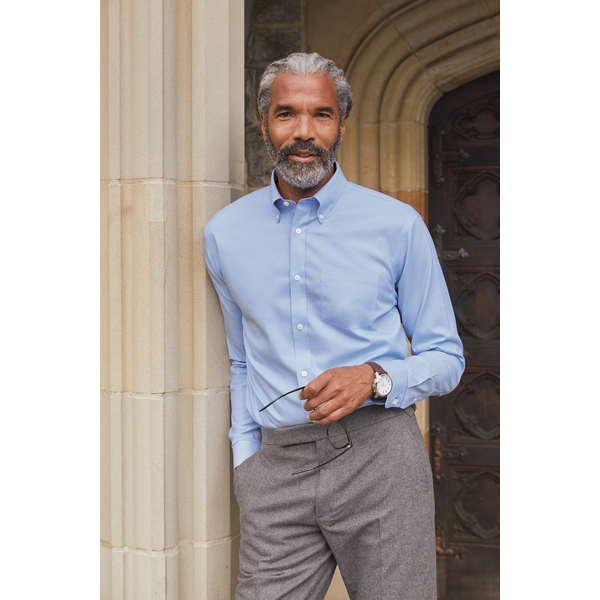 Brooks Brothers® Wrinkle-Free Cotton/Spandex Stretch Pinpoint Men's Shirt