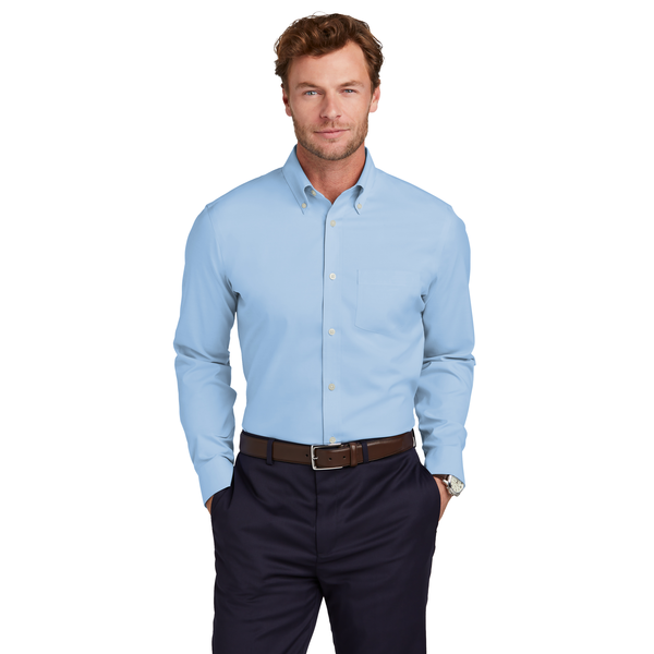 Brooks Brothers® Wrinkle-Free Cotton/Spandex Stretch Pinpoint Men's Shirt
