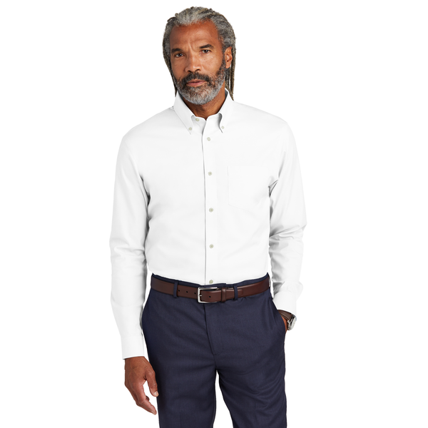 Brooks Brothers® Wrinkle-Free Cotton/Spandex Stretch Pinpoint Men's Shirt