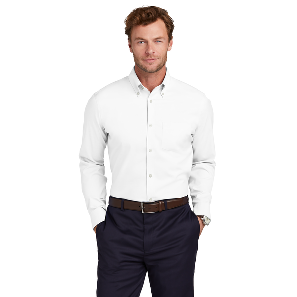 Brooks Brothers® Wrinkle-Free Cotton/Spandex Stretch Pinpoint Men's Shirt