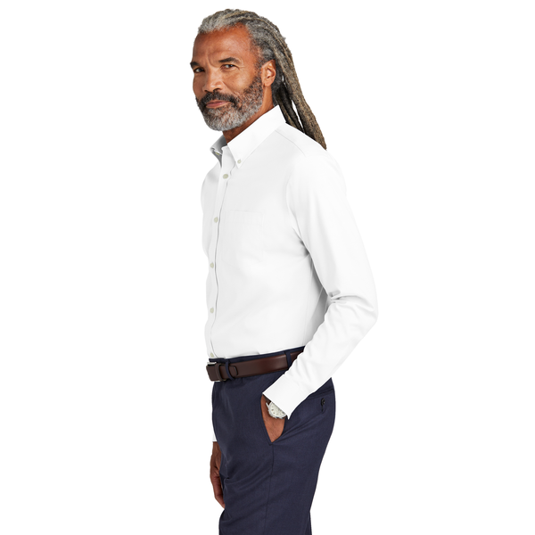 Brooks Brothers® Wrinkle-Free Cotton/Spandex Stretch Pinpoint Men's Shirt