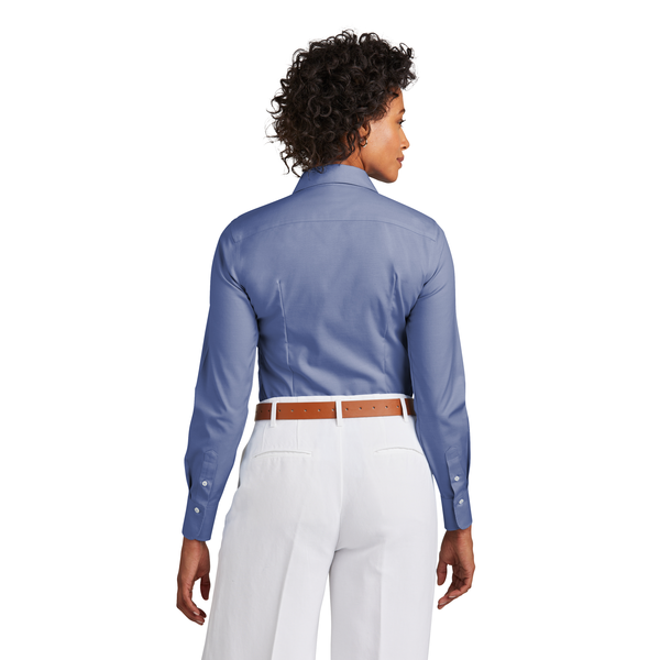 Brooks Brothers® Wrinkle-Free Cotton/Spandex Stretch Pinpoint Ladies' Shirt