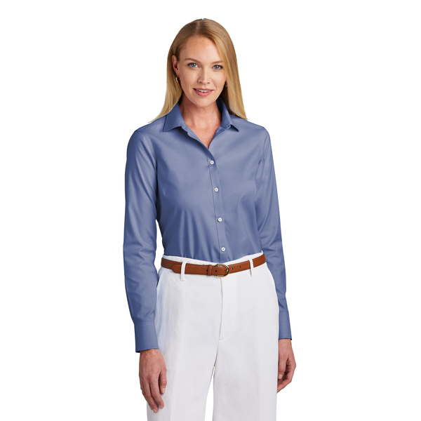 Brooks Brothers® Wrinkle-Free Cotton/Spandex Stretch Pinpoint Ladies' Shirt