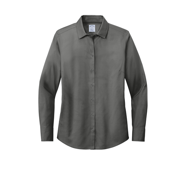 Brooks Brothers® Wrinkle-Free Cotton/Spandex Stretch Pinpoint Ladies' Shirt