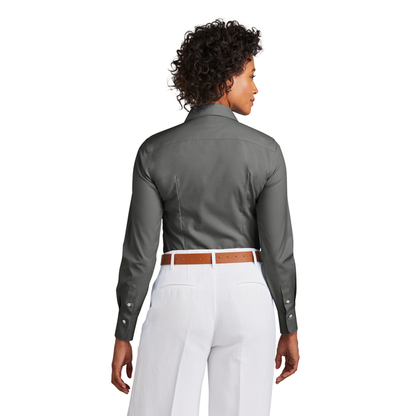 Brooks Brothers® Wrinkle-Free Cotton/Spandex Stretch Pinpoint Ladies' Shirt