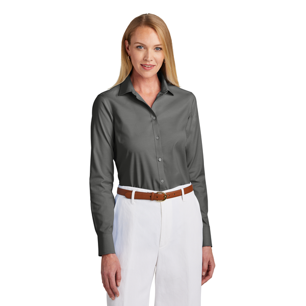 Brooks Brothers® Wrinkle-Free Cotton/Spandex Stretch Pinpoint Ladies' Shirt