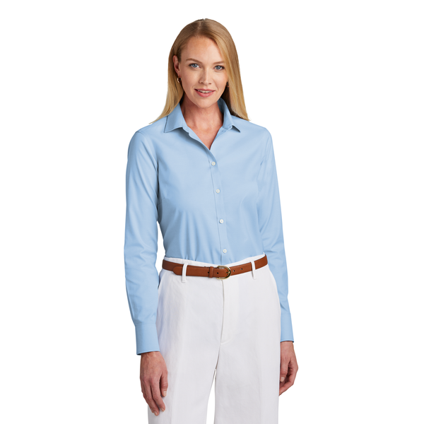 Brooks Brothers® Wrinkle-Free Cotton/Spandex Stretch Pinpoint Ladies' Shirt