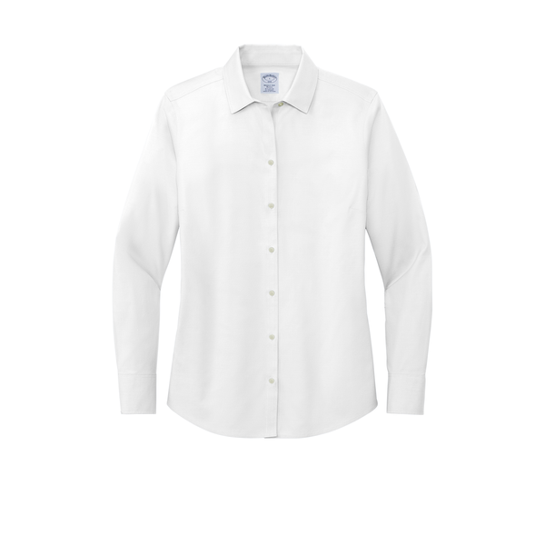 Brooks Brothers® Wrinkle-Free Cotton/Spandex Stretch Pinpoint Ladies' Shirt