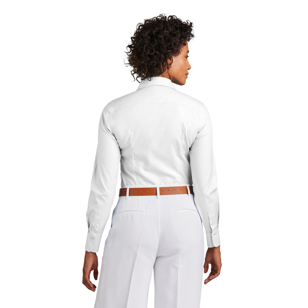 Brooks Brothers® Wrinkle-Free Cotton/Spandex Stretch Pinpoint Ladies' Shirt