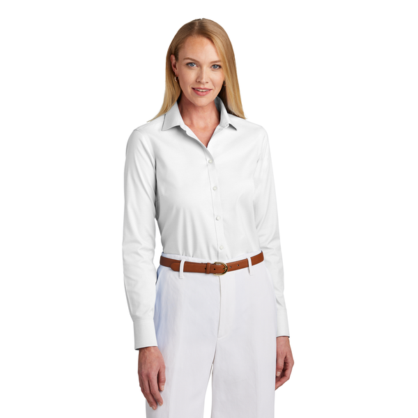Brooks Brothers® Wrinkle-Free Cotton/Spandex Stretch Pinpoint Ladies' Shirt