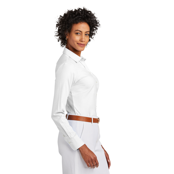 Brooks Brothers® Wrinkle-Free Cotton/Spandex Stretch Pinpoint Ladies' Shirt
