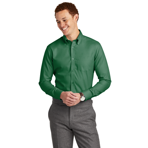 Brooks Brothers® Wrinkle-Free Cotton/Spandex Stretch Nailhead Men's Shirt