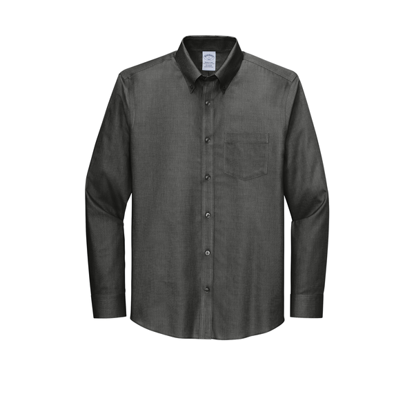 Brooks Brothers® Wrinkle-Free Cotton/Spandex Stretch Nailhead Men's Shirt