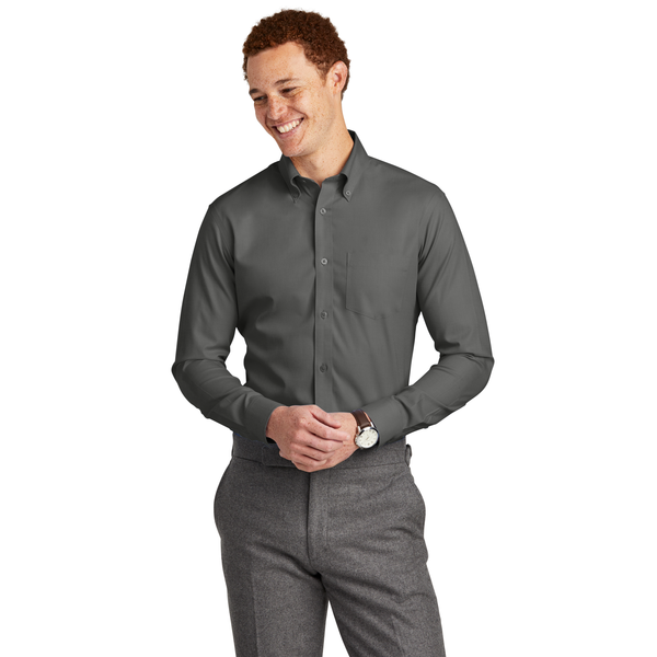 Brooks Brothers® Wrinkle-Free Cotton/Spandex Stretch Nailhead Men's Shirt