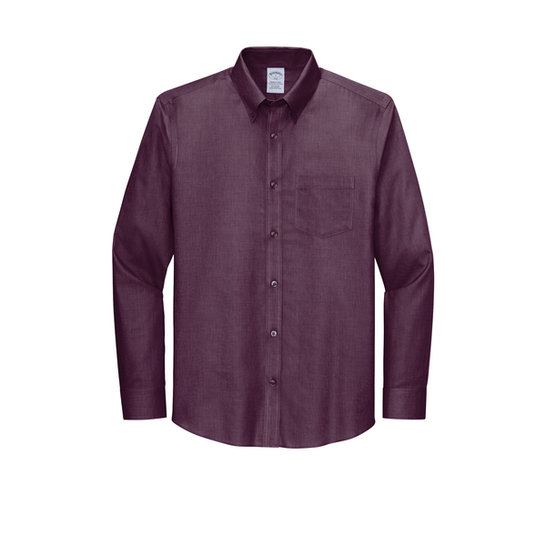 Brooks Brothers® Wrinkle-Free Cotton/Spandex Stretch Nailhead Men's Shirt