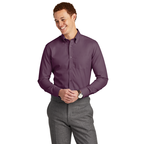 Brooks Brothers® Wrinkle-Free Cotton/Spandex Stretch Nailhead Men's Shirt