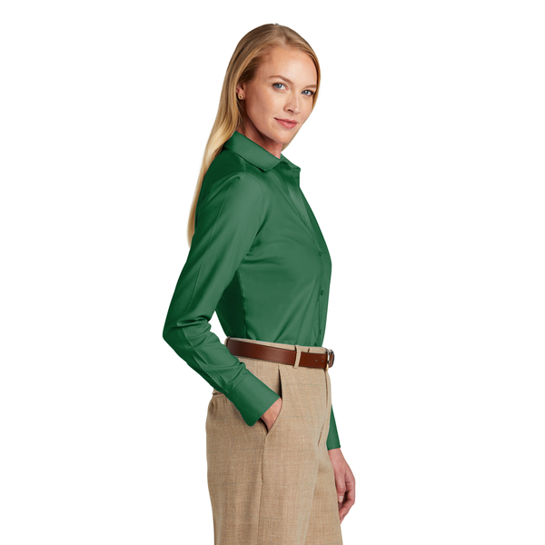 Brooks Brothers® Wrinkle-Free Cotton/Spandex Stretch Nailhead Ladies' Shirt