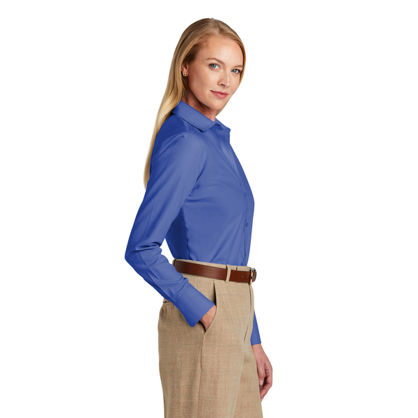 Brooks Brothers® Wrinkle-Free Cotton/Spandex Stretch Nailhead Ladies' Shirt