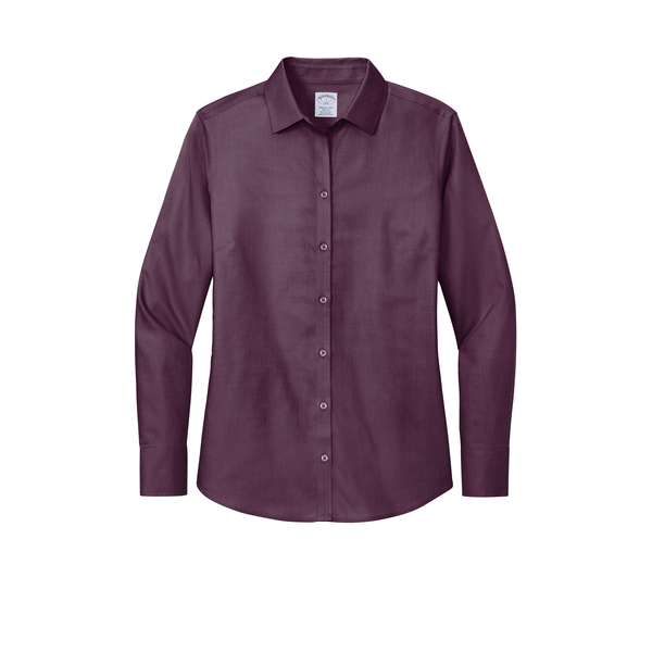 Brooks Brothers® Wrinkle-Free Cotton/Spandex Stretch Nailhead Ladies' Shirt