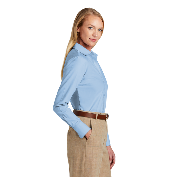 Brooks Brothers® Wrinkle-Free Cotton/Spandex Stretch Nailhead Ladies' Shirt