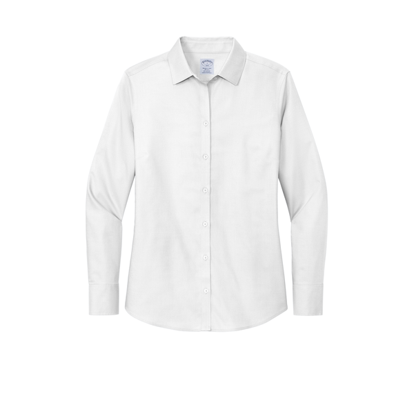 Brooks Brothers® Wrinkle-Free Cotton/Spandex Stretch Nailhead Ladies' Shirt