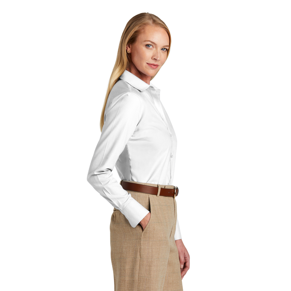 Brooks Brothers® Wrinkle-Free Cotton/Spandex Stretch Nailhead Ladies' Shirt