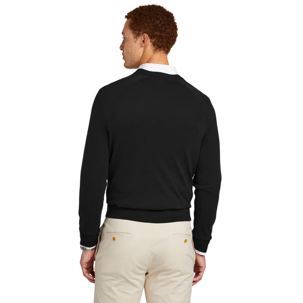 Brooks Brothers® Cotton & Nylon Stretch V-Neck Men's Sweater
