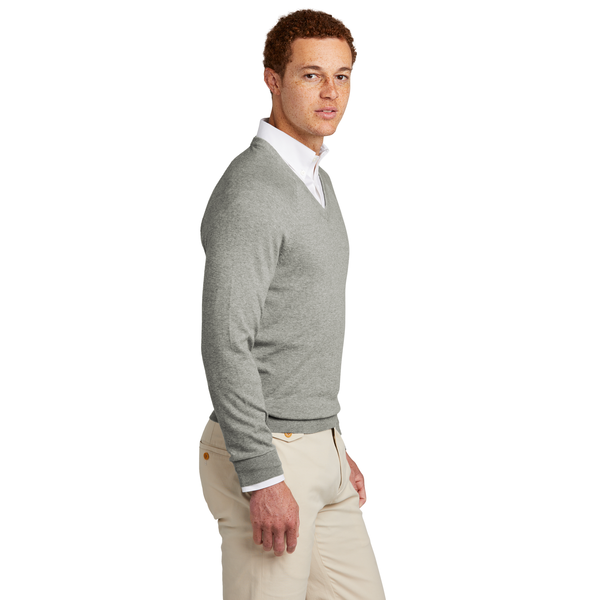 Brooks Brothers® Cotton & Nylon Stretch V-Neck Men's Sweater